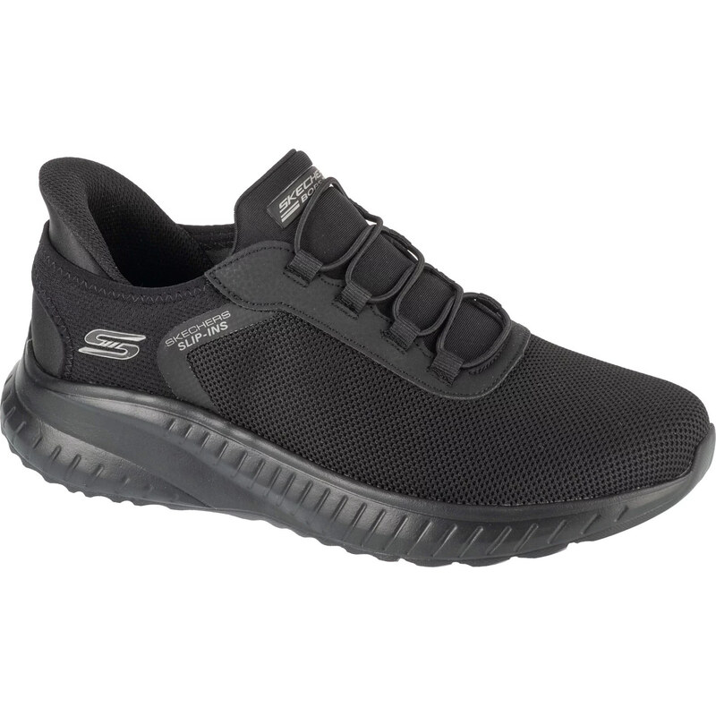 Černé pánské tenisky Skechers Slip-Ins: Bobs Squad Chaos - Tough