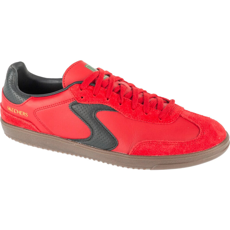 Červeno-černé pánské tenisky Skechers Hotshot - Roaver Červená