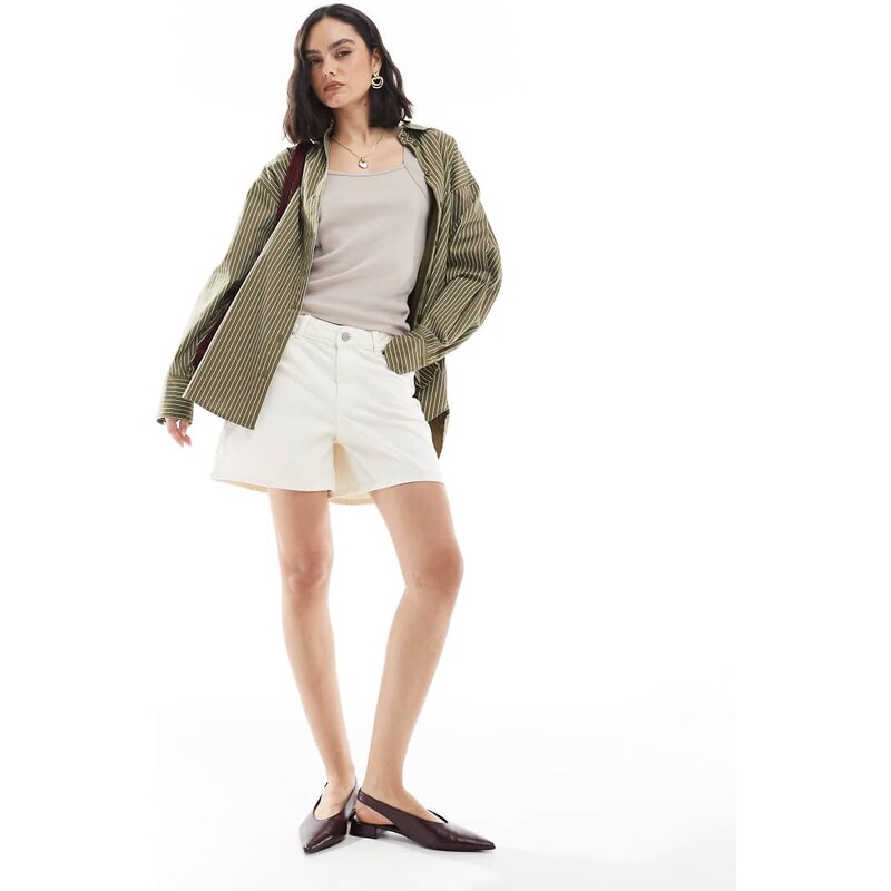 JJXX denim shorts in off white 105104963