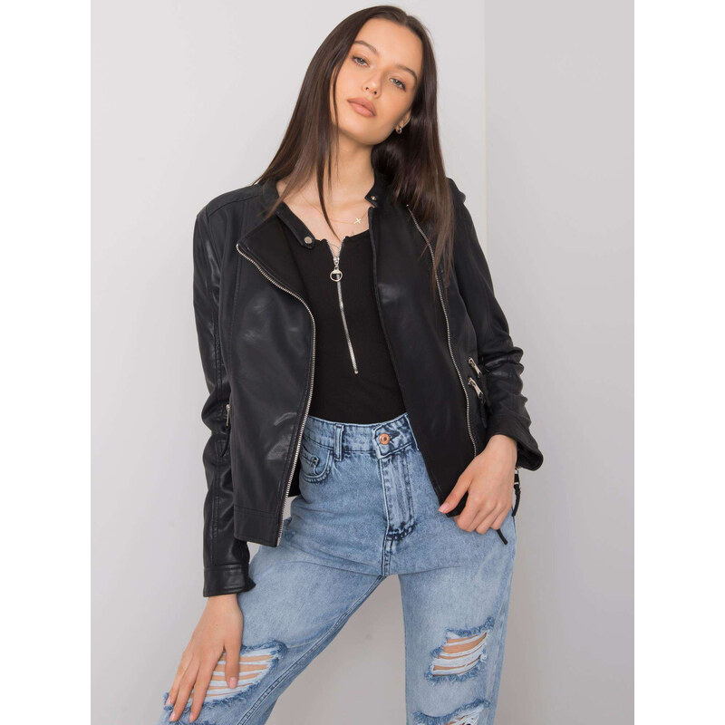 BASIC Černá dámská koženková bunda NM-DE-KR-HM20.63-black
