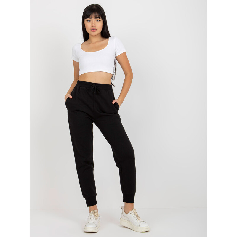 BASIC Černé úzké tepláky TW-SP-2003.02-black