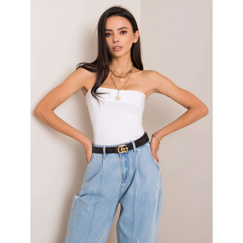BASIC Dámský bílý top BR-TP-2608.50-biały