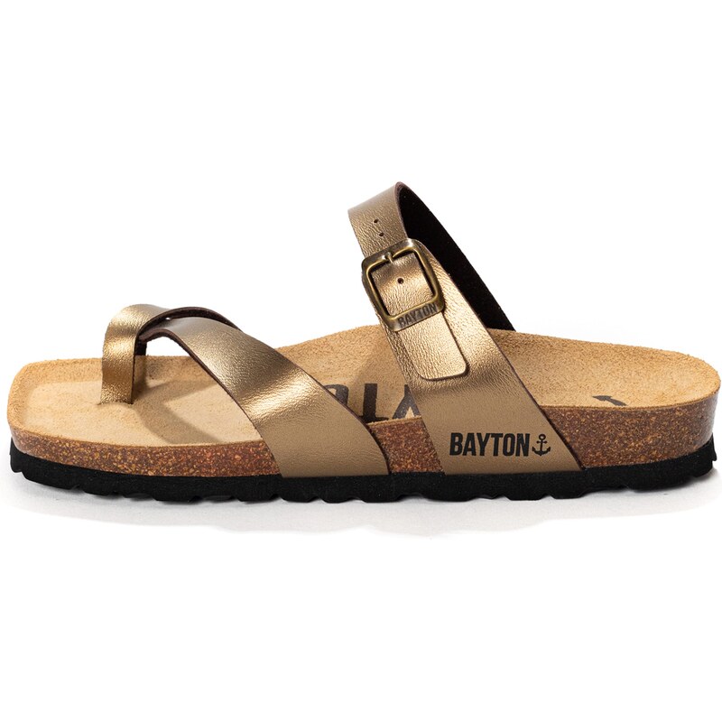 Bayton Pantofle Diane bronzová