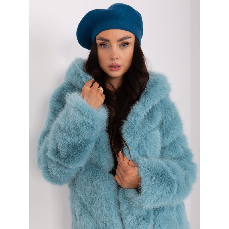 ITALY MODA Smaragdový stylový baret --morski Smaragdová 86286198