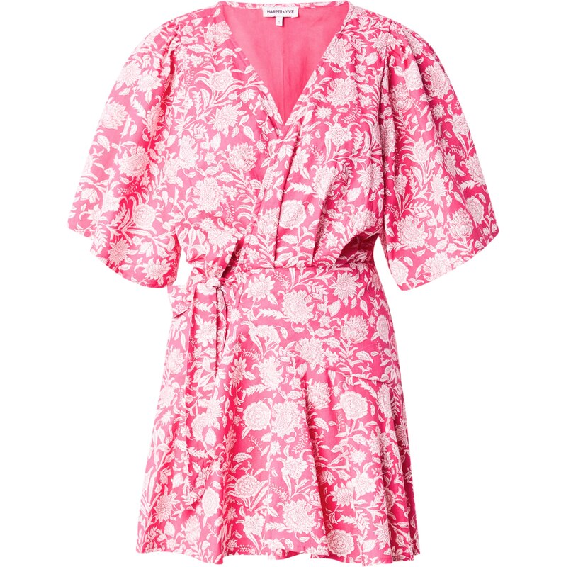 Harper & Yve Šaty pink / bílá