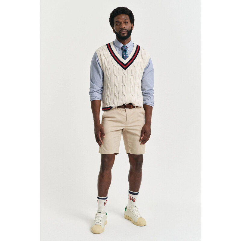 ŠORTKY GANT SLIM SPORTS SHORTS DRY SAND