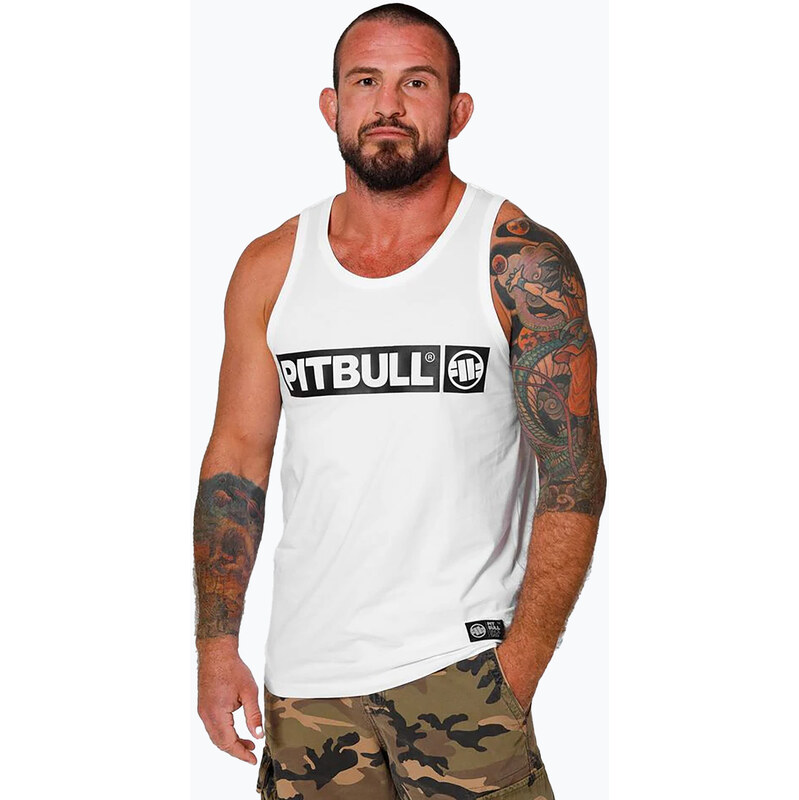 Pánské tričko Pitbull Hilltop Tank Top white