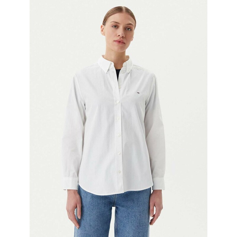 Tommy Jeans dámská bílá košile 109099384