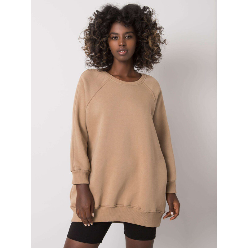 BASIC Béžová dámská mikina -beige 108729141