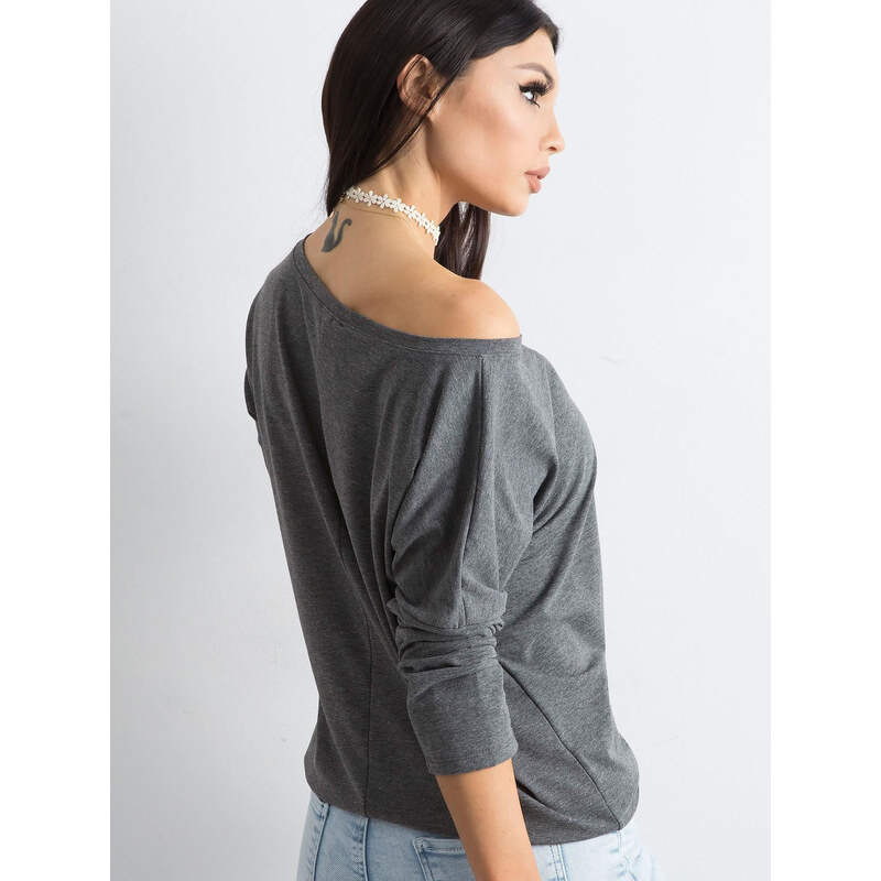 BASIC Feel Good Blouse-RV-BZ-4691.36P-dark gray