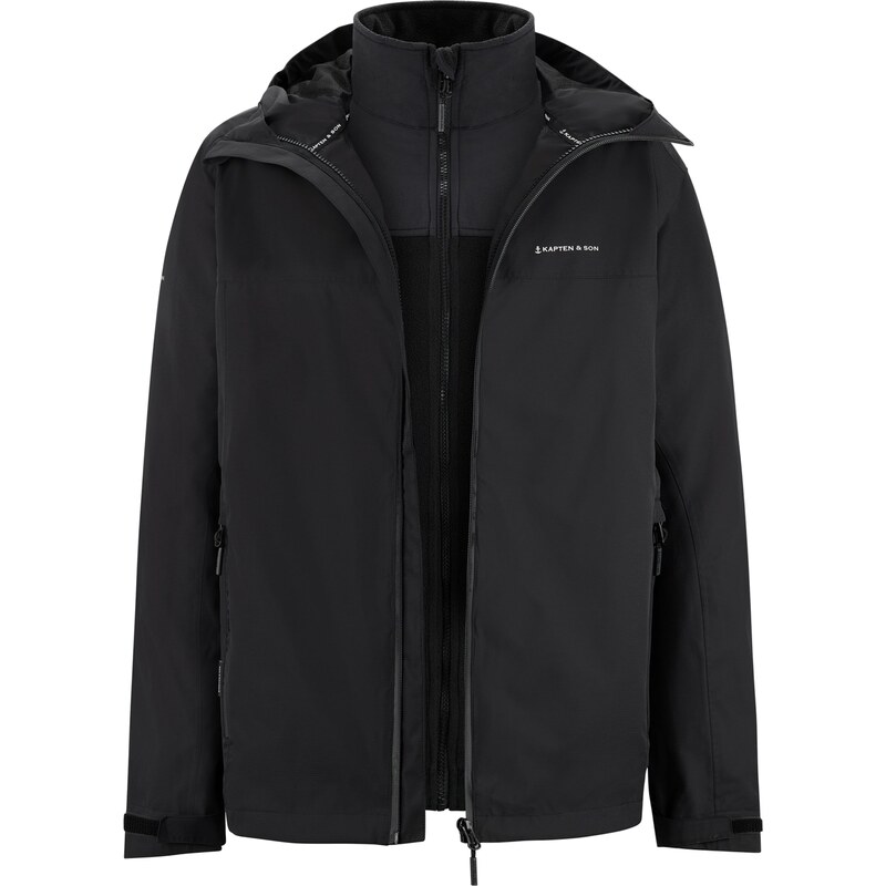Kapten & Son Funkční bunda Everyday 3in1 Jacket černá 107407357