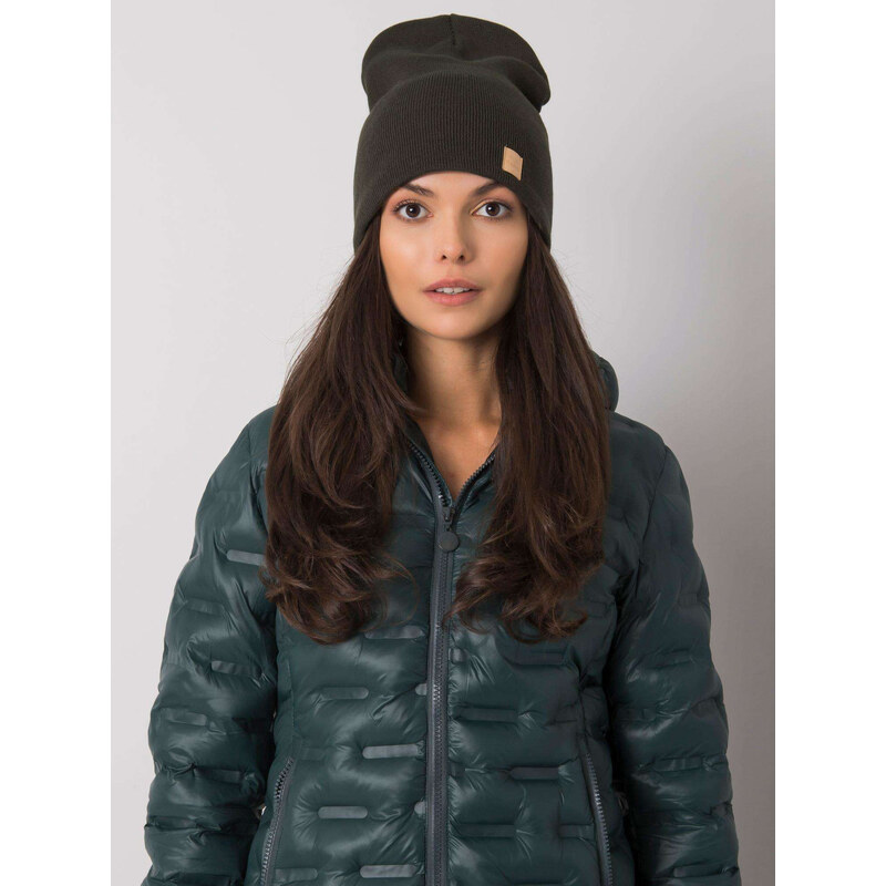 RUE PARIS Khaki dámská čepice -JK-CZ-28.12-khaki [zul]