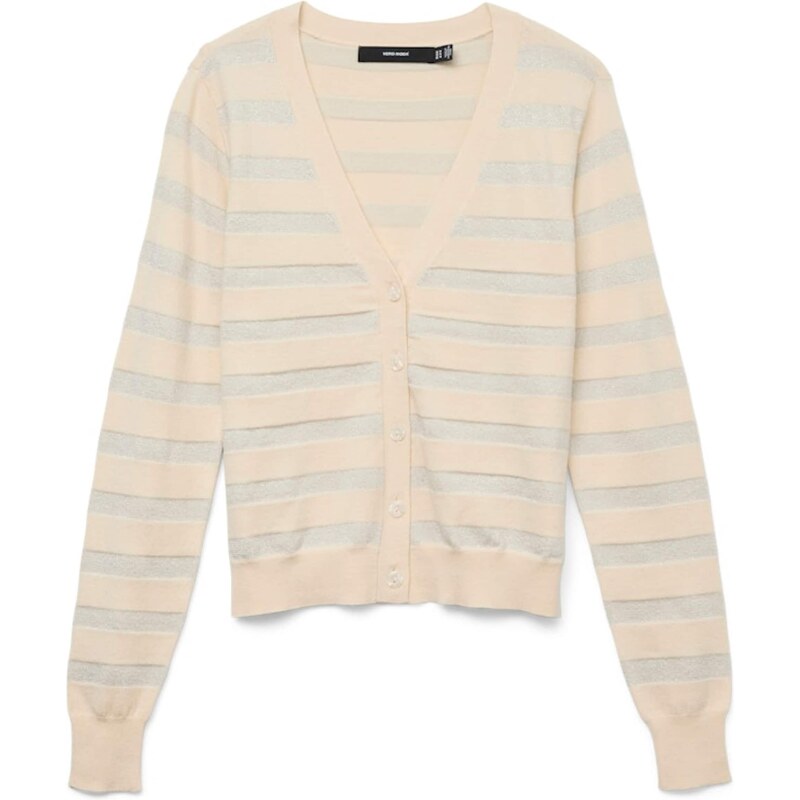 VERO MODA Kardigan VMHAPPYSHINE krémová / starobéžová 105476246