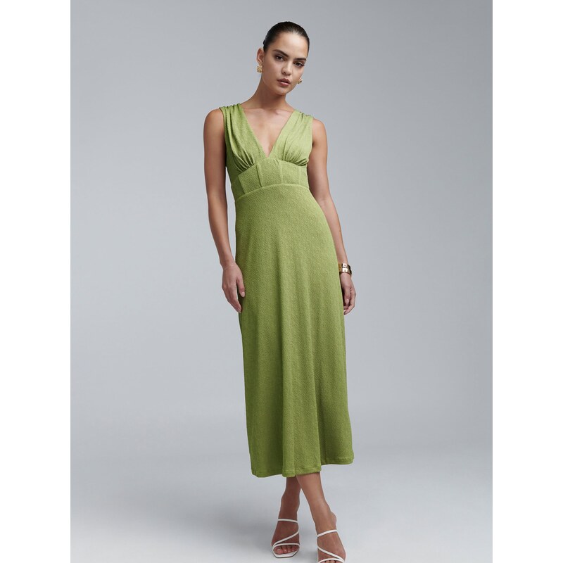 BWLDR Šaty CAMILE DRESS olivová