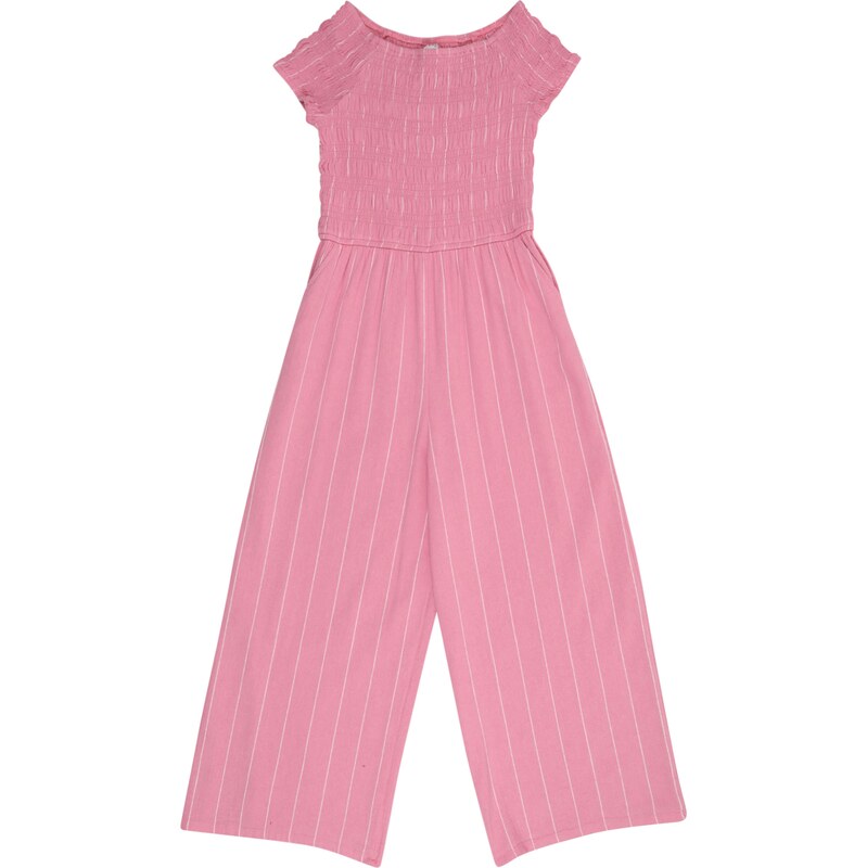 Abercrombie & Fitch Overal pink / bílá 105416264