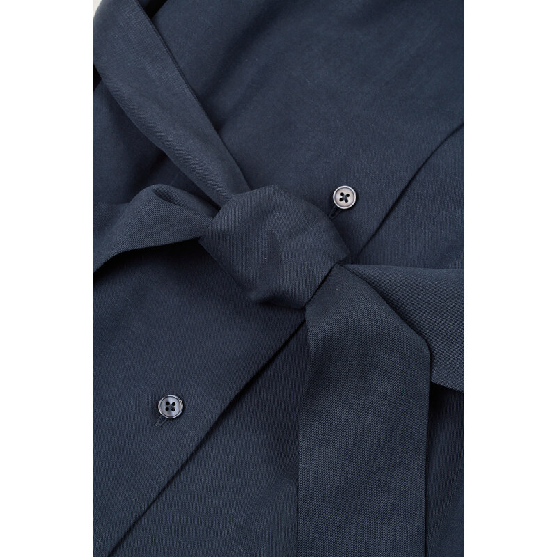 ŠATY GANT REG POCKET DRESS EVENING BLUE