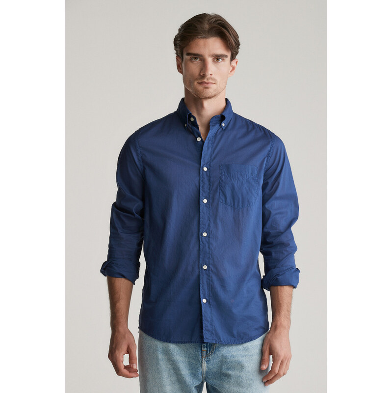 KOŠILE GANT REG SUNFADED VOILE SHIRT PERSIAN BLUE