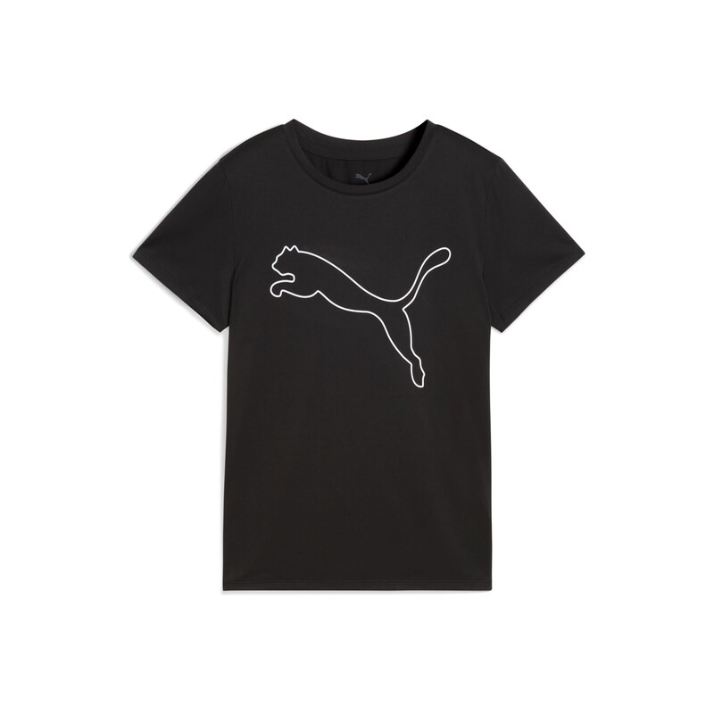 PUMA Funkční tričko Tad Essentials černá / bílá