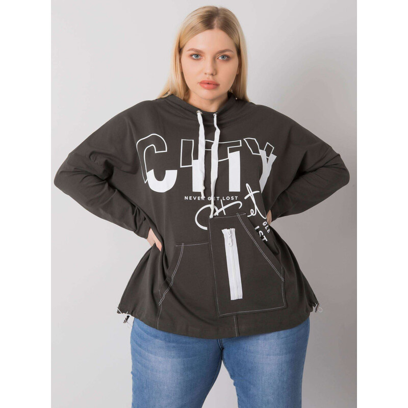 Dámská mikina Plus Size -RV-BL-7166.78P RELEVANCE 106696948