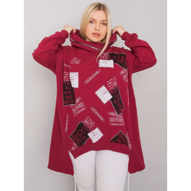 Dámská mikina Plus Size RV-BL-7217.79P RELEVANCE