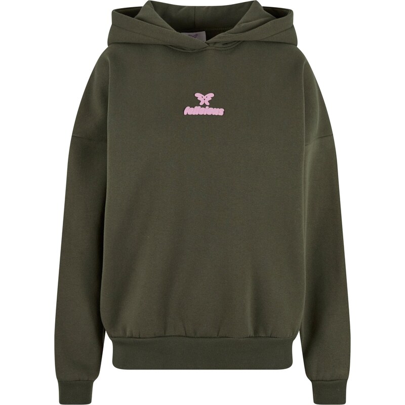 Felicious Mikina tmavě zelená / pink 105467273