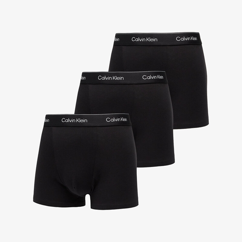 Boxerky Calvin Klein Relaxed Fit Trunk 3-Pack Black S