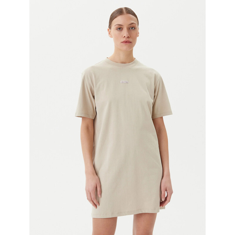 Calvin Klein dámské béžové šaty