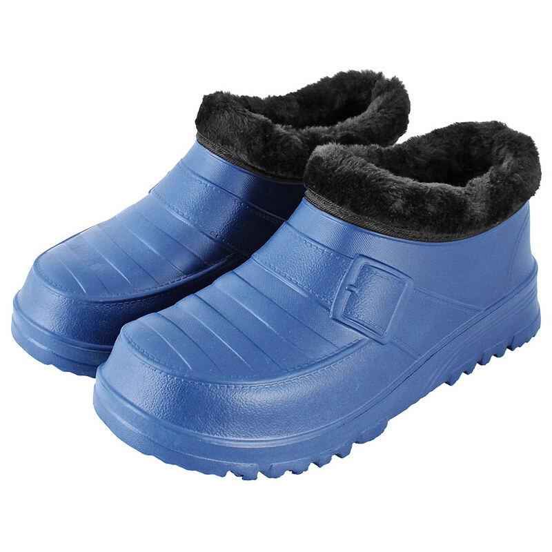 TifanTEX Galoše dámské zateplené modré No.518