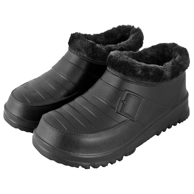 TifanTEX Galoše dámské zateplené černé No.518