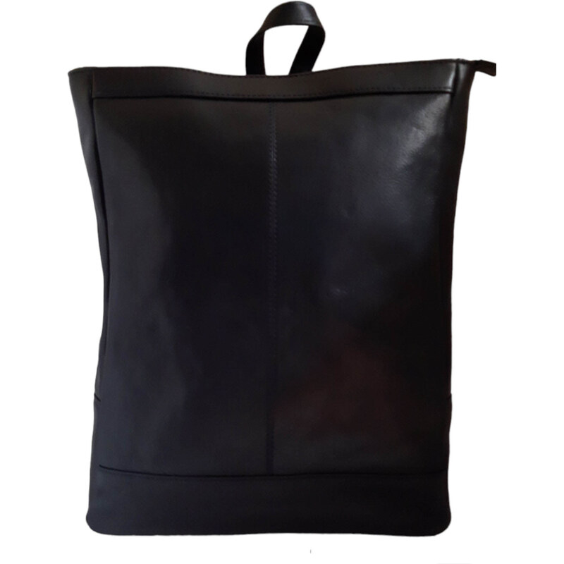 Sendi Design Kožený městský batoh na notebook Sendi Vest černý