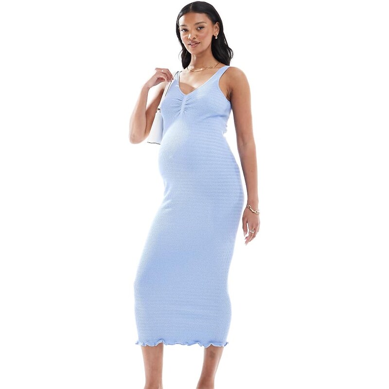 Mama.licious Mamalicious Maternity textured support tank midi