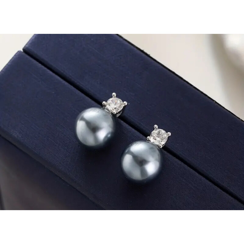 Elegantní perla se zirkonem