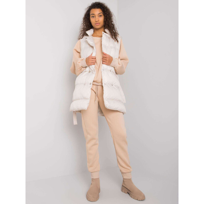 BASIC Béžový třídílný set s vestou Minneola -beige Béžová 71847698