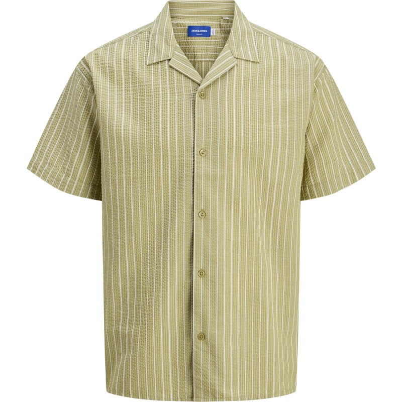 Jack & Jones Junior Košile JORLuke olivová / bílá