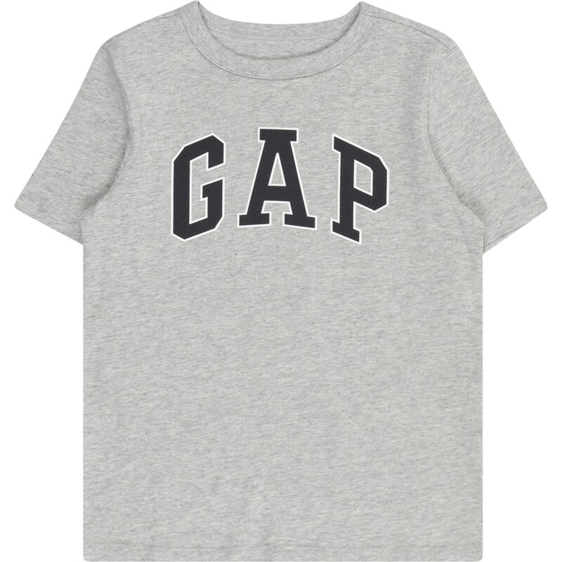 GAP Tričko šedý melír / černá / bílá
