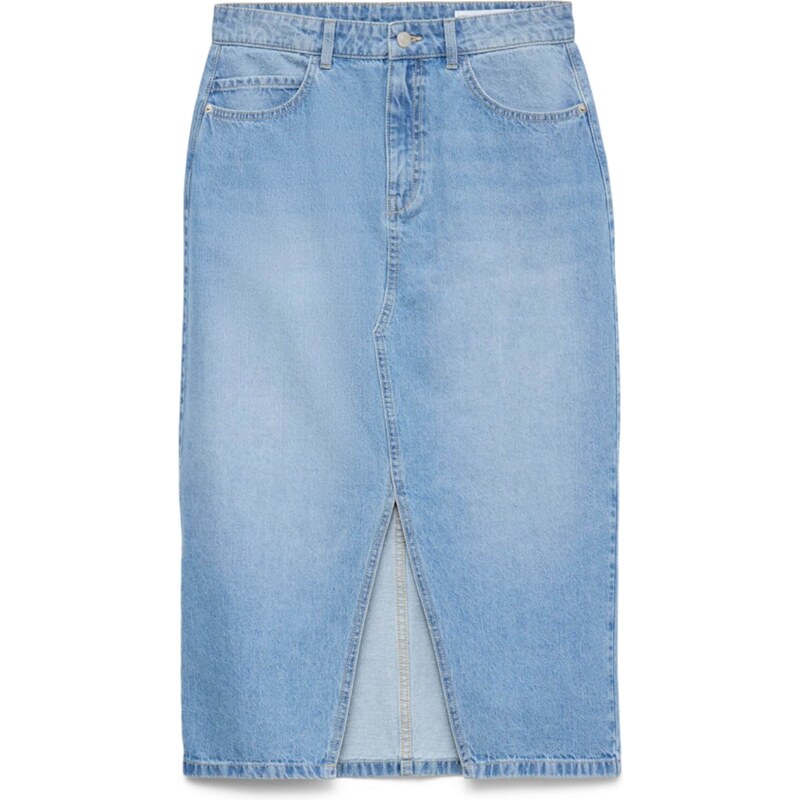 VERO MODA Sukně VMELFI světlemodrá