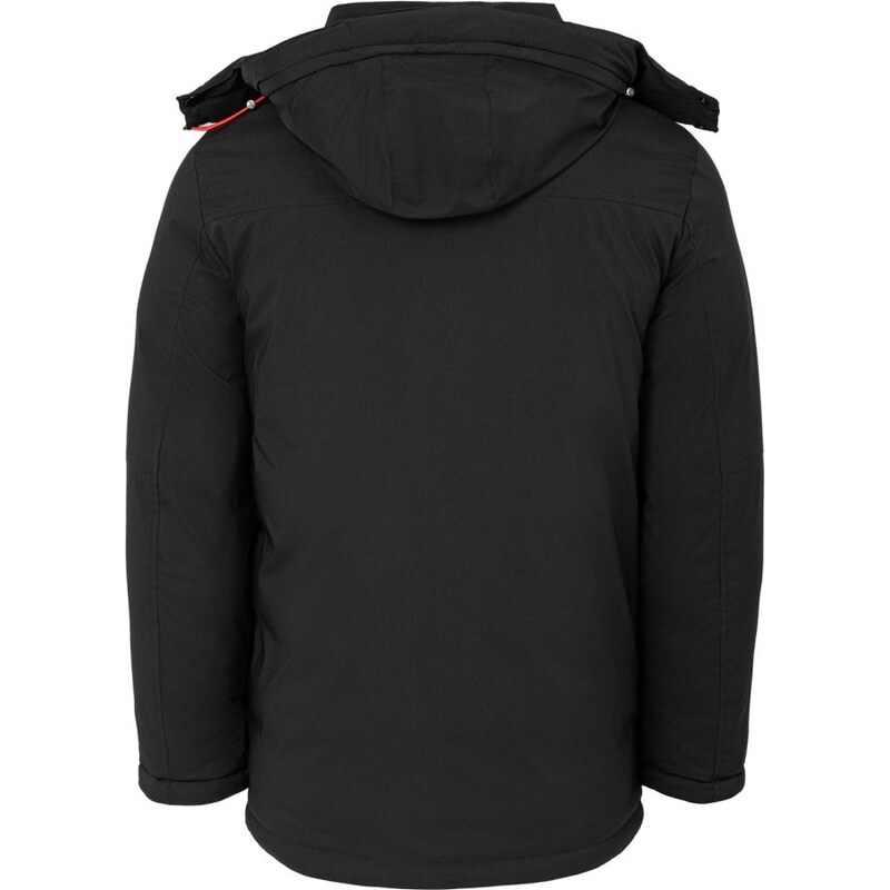 Lee Cooper Men's Quilted Padded Puffer Jacket Black