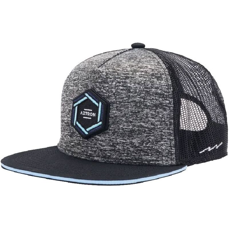 KŠILTOVKA AZTRON HEX BLUE LOGO - šedá