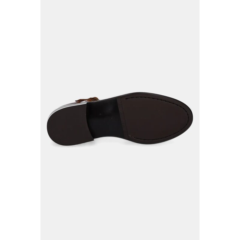 Kožené sandály Billi Bi dámské, hnědá barva, A8435