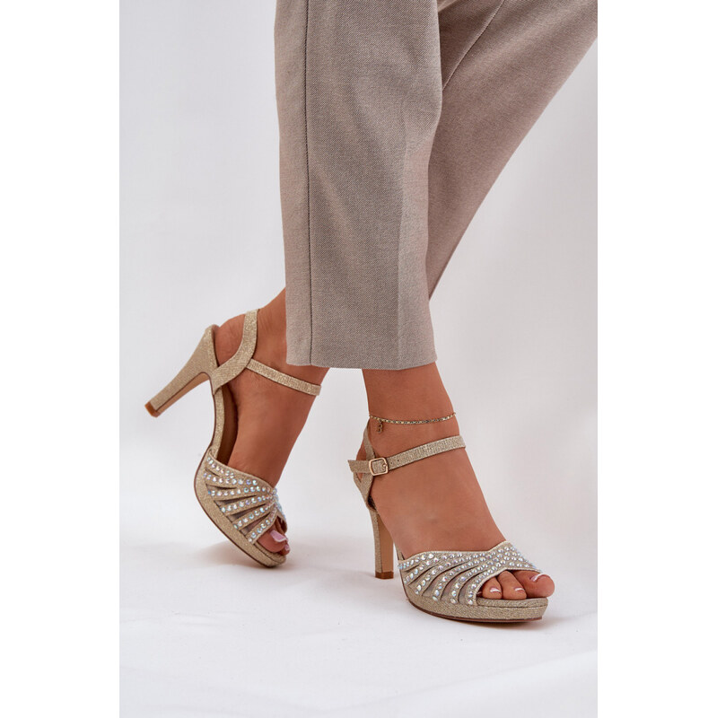 Sandály na podpatku model 210697 Step in style 105198598
