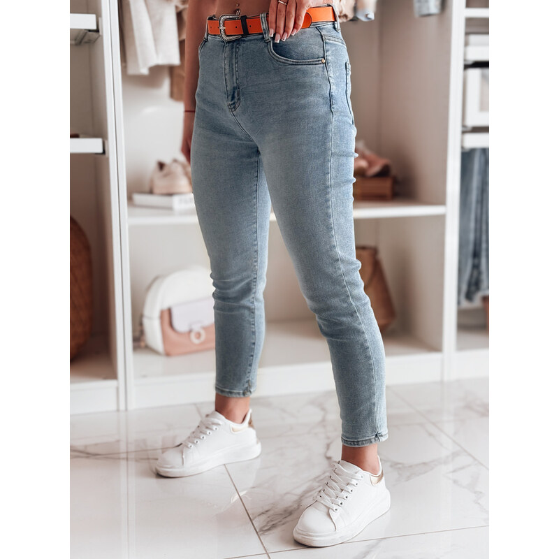 DStreet Dámské slim fit džíny CURVITA modré
