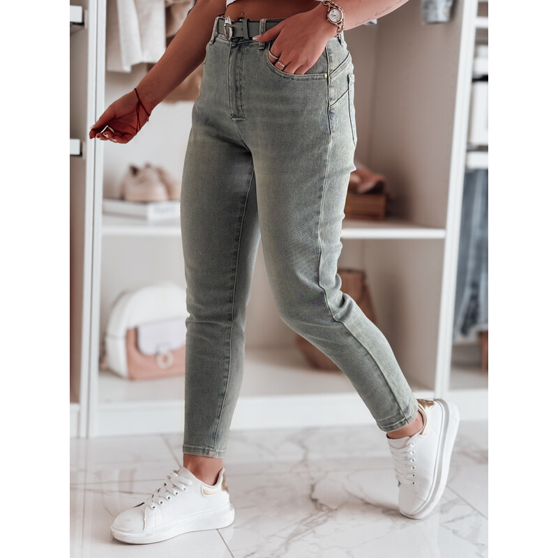 DStreet Dámské slim fit džíny s páskem 106993499