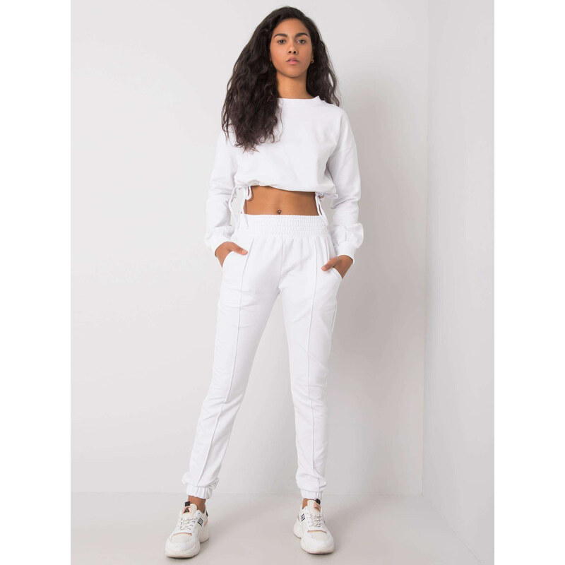 RUE PARIS Bílá dámská tepláková souprava -white 84023542
