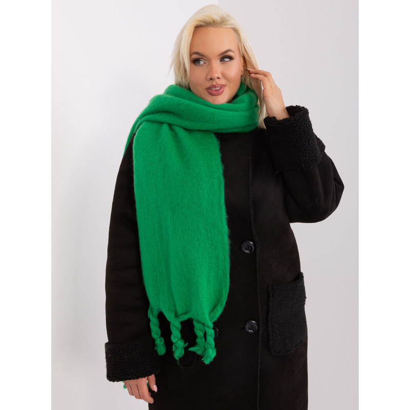 ITALY MODA Zelená šála s copy --green 88286043