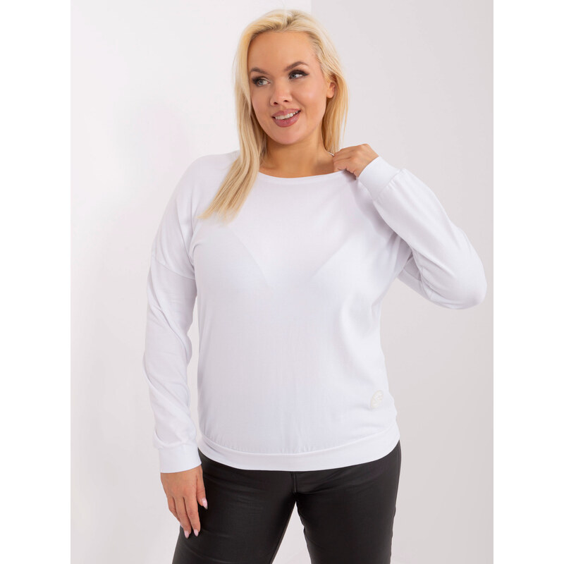 RELEVANCE Bílé jednobarevné tričko -white Bílá 88286110