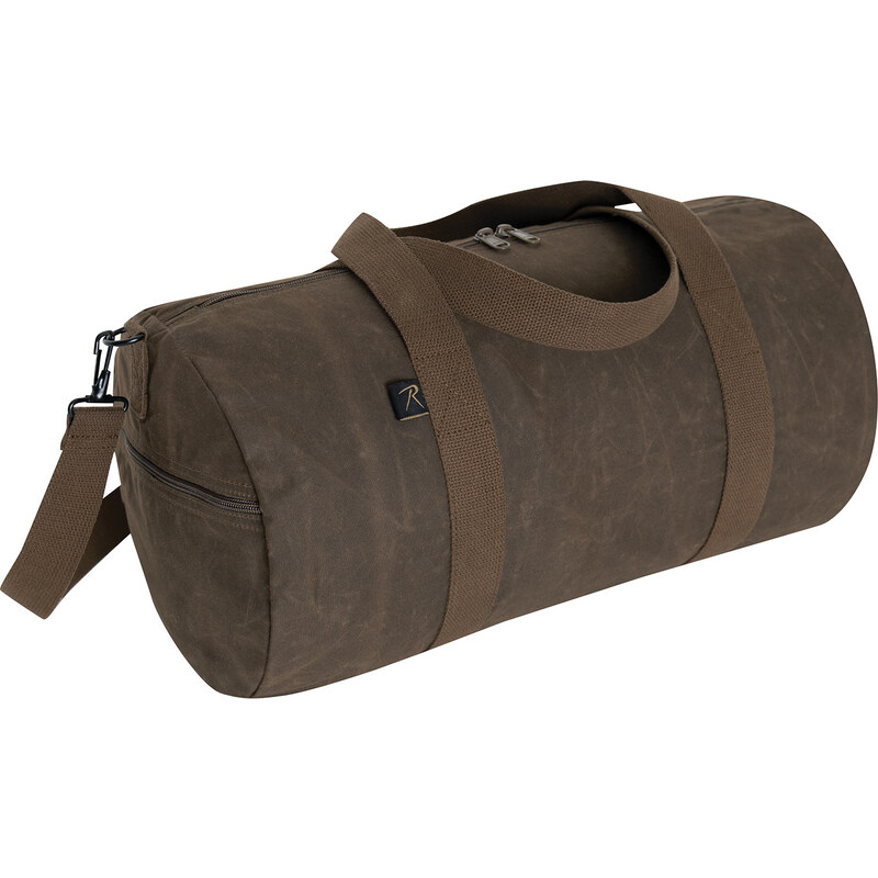 ROTHCO Taška WAXED duffle voskovaná hnědá 20L