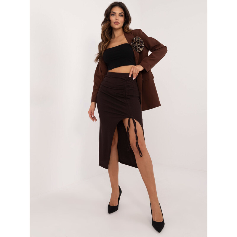 FPrice Skirt MI SD 20582 2.65 tmavě hnědá
