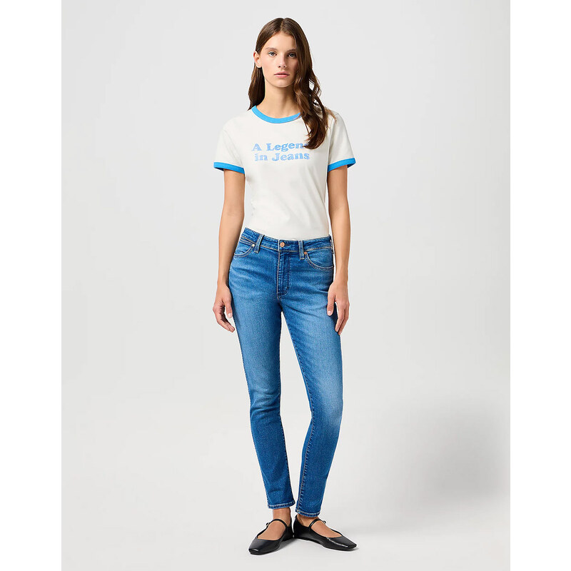 Dámské džíny WRANGLER SIENNA REBEL BLUE 112362641 105226055