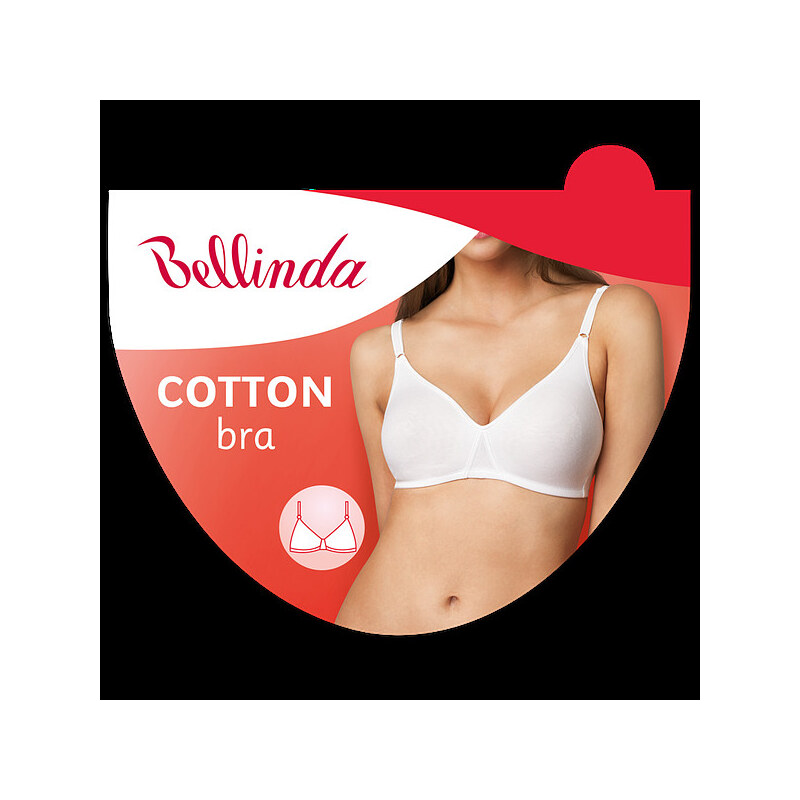 Nevyztužená bavlněná podprsenka COTTON BRA - BELLINDA - černá 74064333
