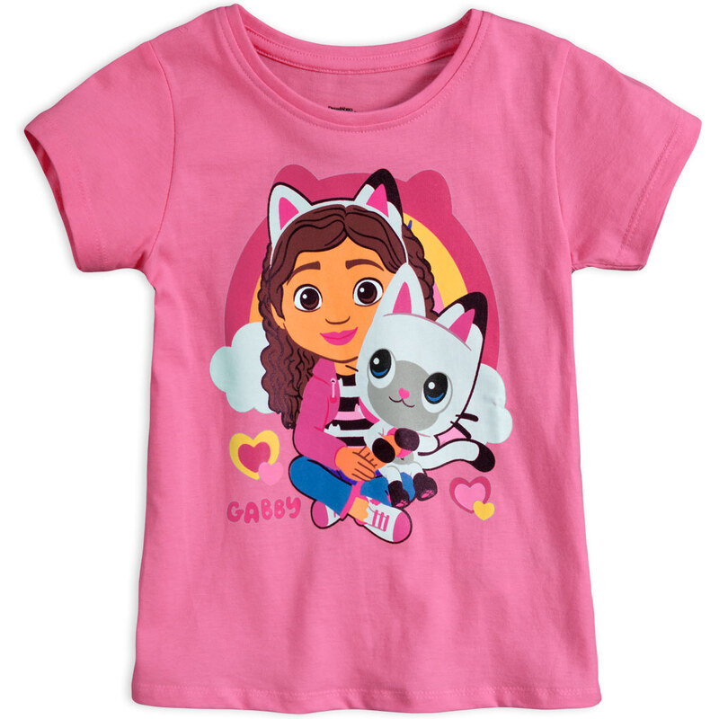 Dívčí tričko GABBYS DOLLHOUSE DREAM růžové 105231196